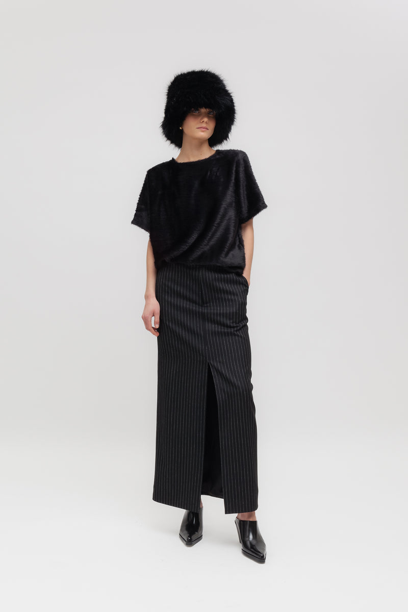 Weili zheng T-shirt in tessuto furry Offerta