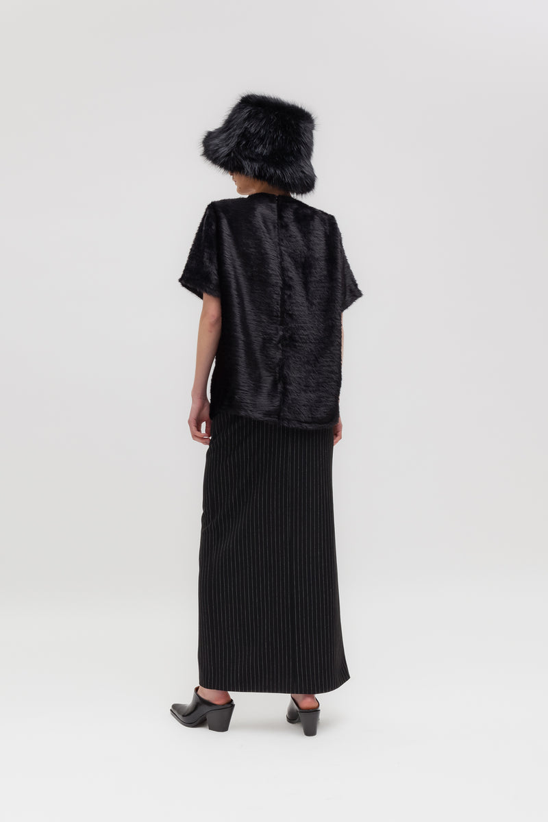 Weili zheng T-shirt in tessuto furry Offerta