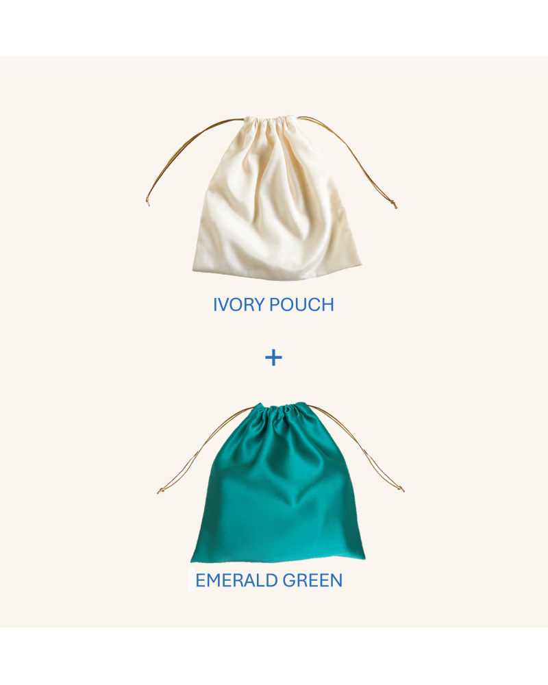 Y'am Capri Helenuccia Bag + un sacchetto colorato verde smeraldo Promozione Limitata