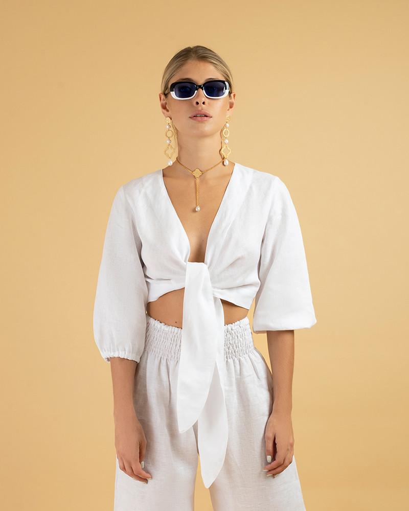 Y'am Capri Sara Top In Vendita