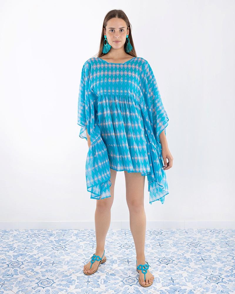 Y'am Capri Marina Poncho Dress Saldi