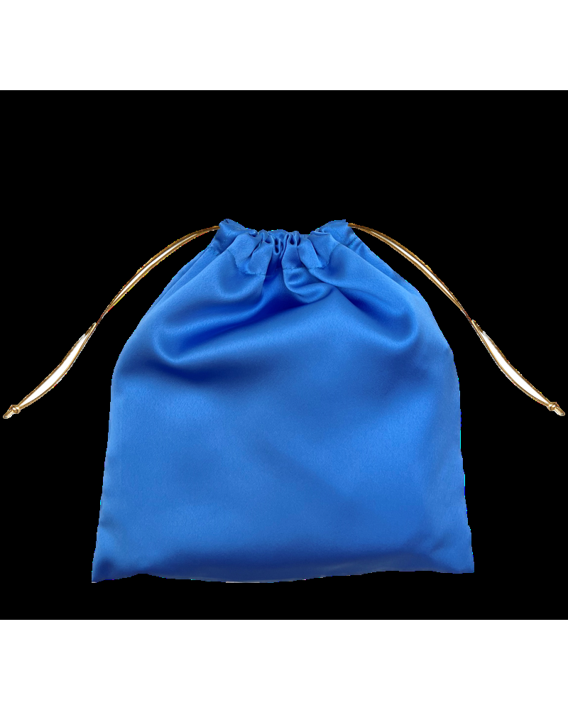 Y'am Capri Helenuccia Bag + un sacchetto colorato blu carta da zucchero Sottocosto