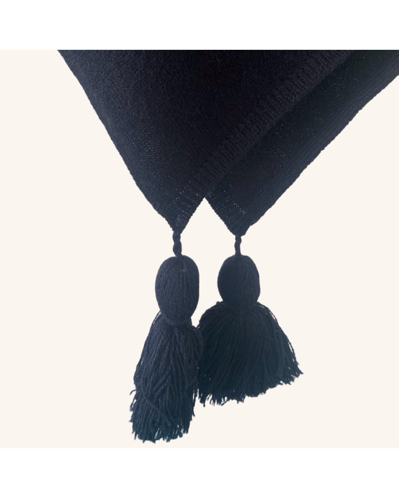 Y'am Capri Poncho Capri Cashmere merino wool and silk In Saldo