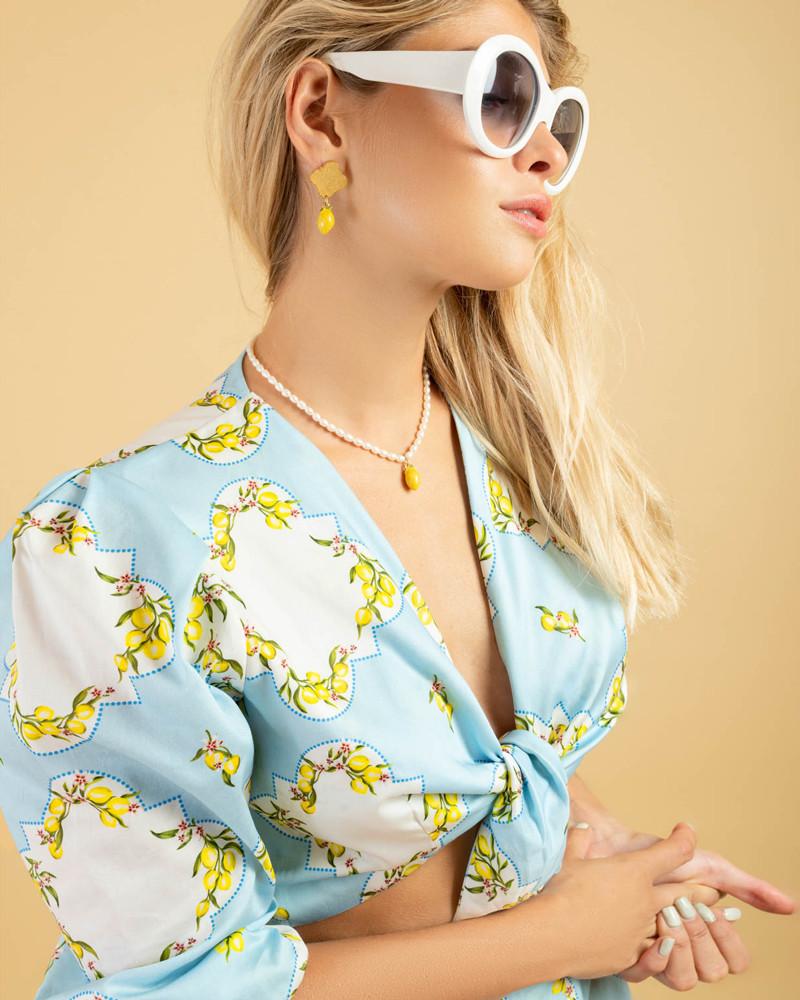 Y'am Capri Sara Top Spedizione Gratuita