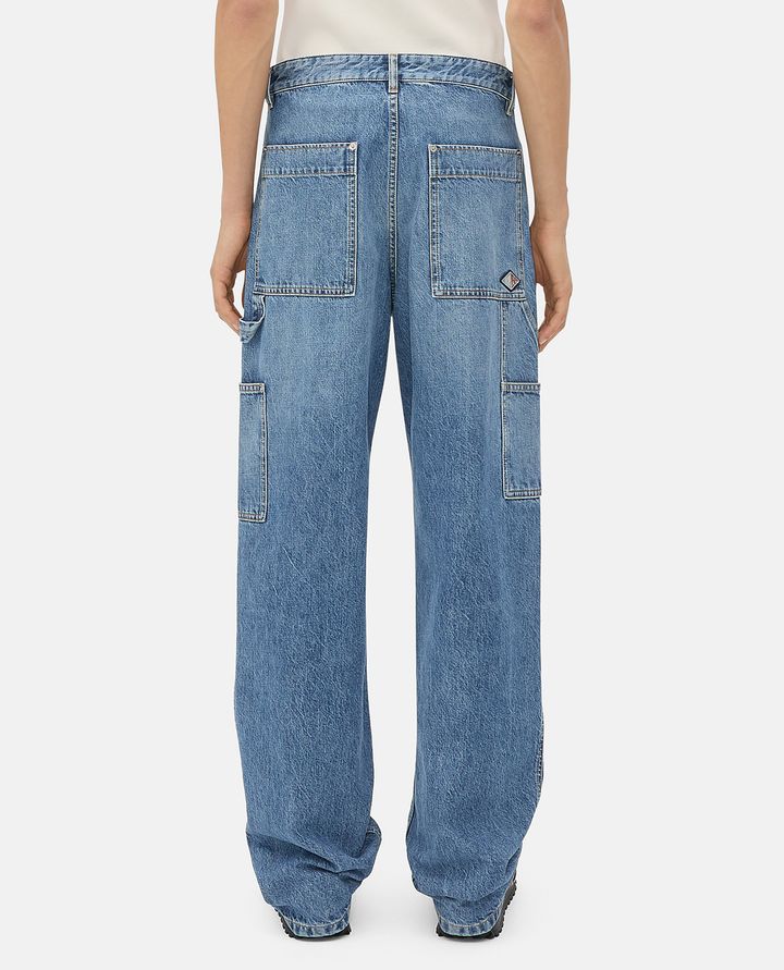 Bottega Veneta CARGO VINTAGE INDIGO JEANS 50% di sconto per tempo limitato