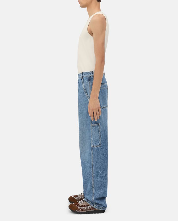 Bottega Veneta CARGO VINTAGE INDIGO JEANS 50% di sconto per tempo limitato