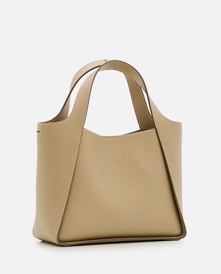 Stella McCartney BORSA A SPALLA CON LOGO IN RILIEVO Moda