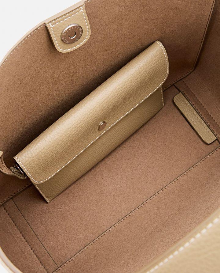 Stella McCartney BORSA A SPALLA CON LOGO IN RILIEVO Moda