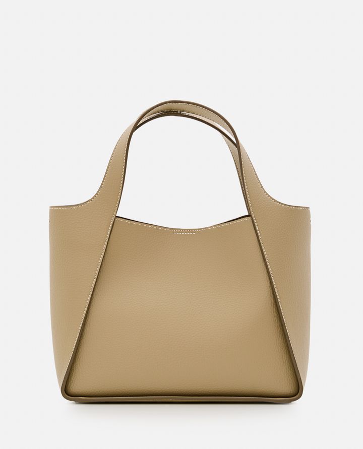 Stella McCartney BORSA A SPALLA CON LOGO IN RILIEVO Moda