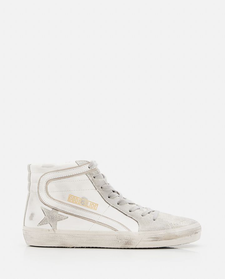 Golden Goose SLIDE SNEAKERS IN PELLE Promozione Limitata