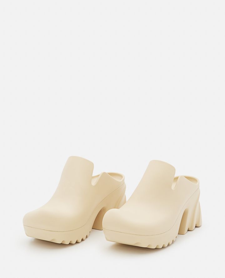 Bottega Veneta 90MM GEL RUBBER FLASH CLOGS Affare Del Giorno