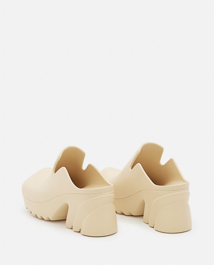 Bottega Veneta 90MM GEL RUBBER FLASH CLOGS Affare Del Giorno