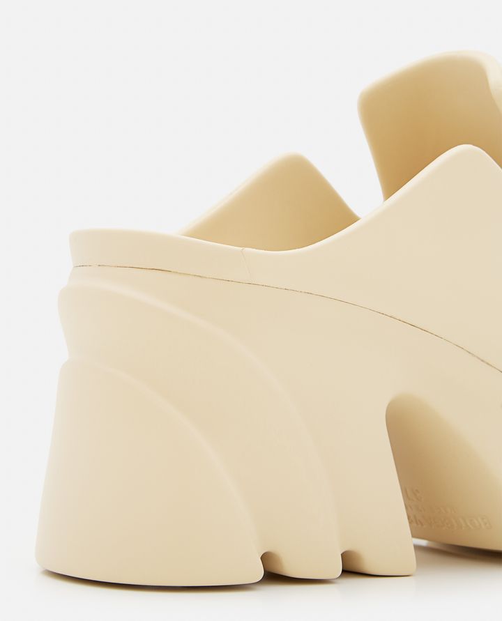Bottega Veneta 90MM GEL RUBBER FLASH CLOGS Affare Del Giorno