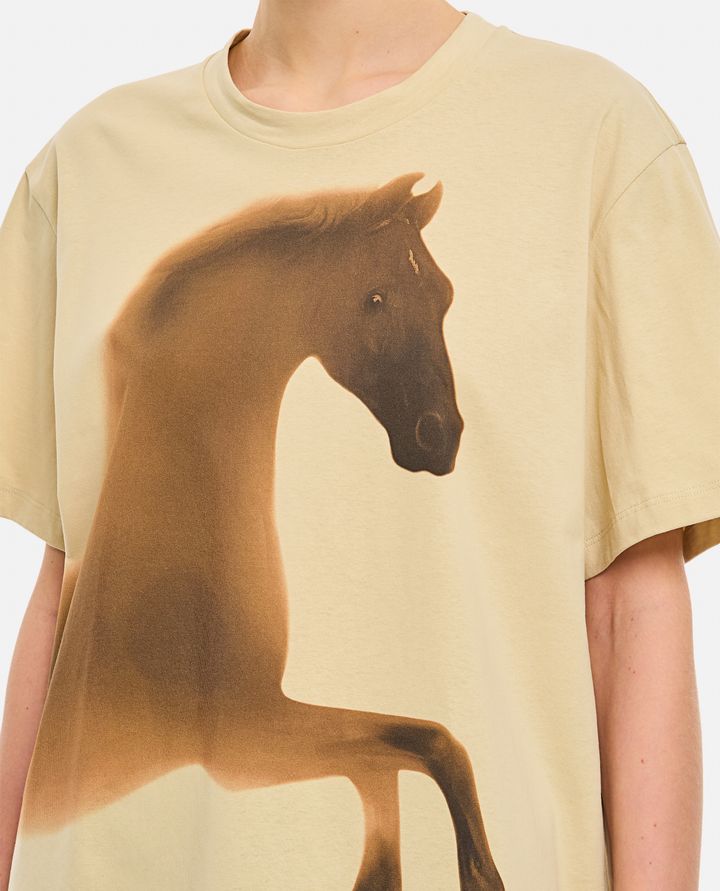 Stella McCartney FADED HORSES T-SHIRT Offerta Giorno del Papà