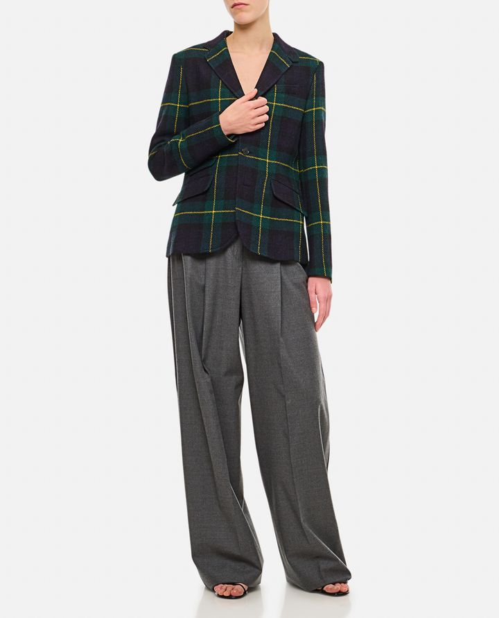 Polo Ralph Lauren BLAZER MONOPETTO TARTAN Smaltimento dello stoccaggio