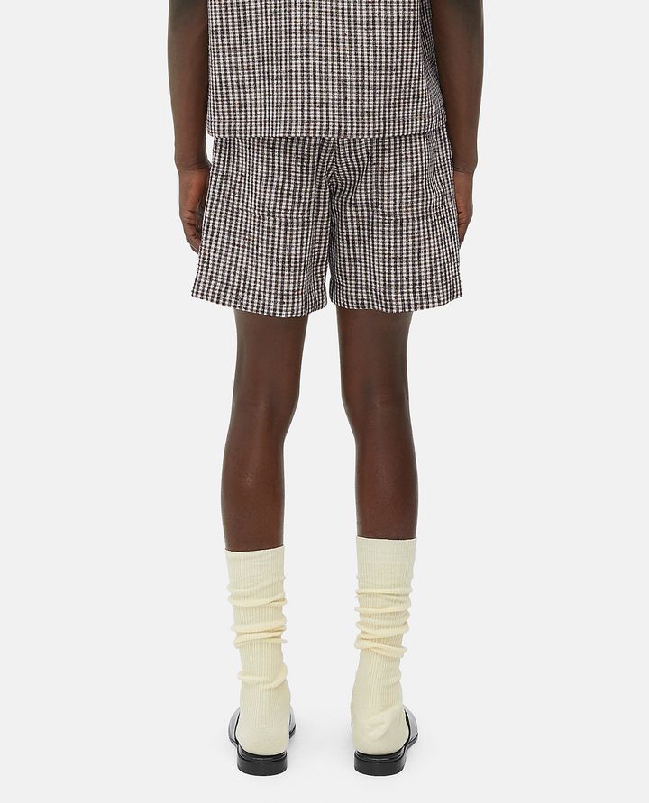 Bottega Veneta PANTALONCINI A QUADRETTI Offerte stagionali