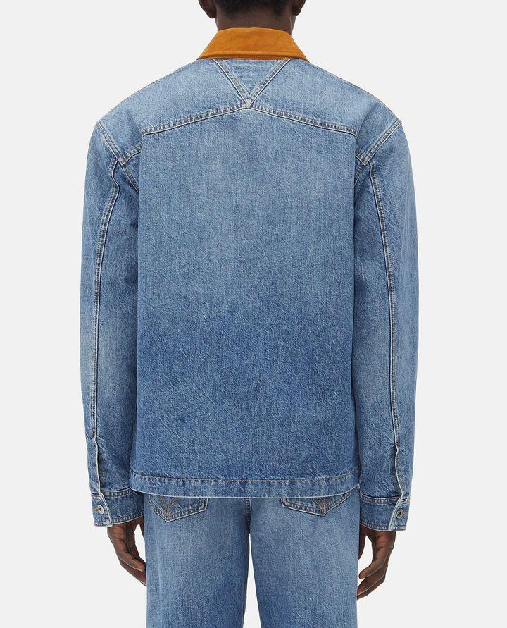 Bottega Veneta VINTAGE INDIGO DENIM JACKET Liquidazione