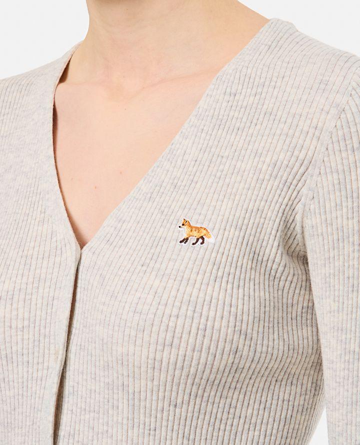 Maison Kitsuné GARDIGAN A COSTINE CON PATCH Latest stili