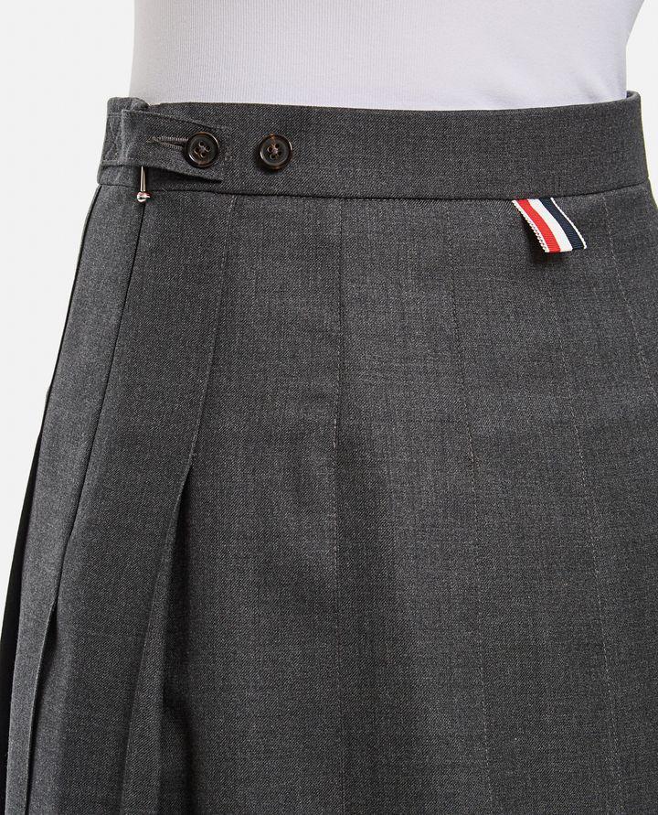 Thom Browne GONNA MIDI PLISSE' Fino al 50% di sconto