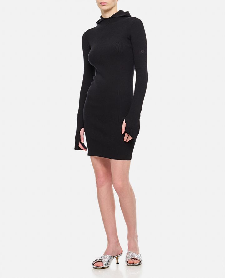 Fendi MINIABITO IN LANA E SETA COSTINE Super sconto