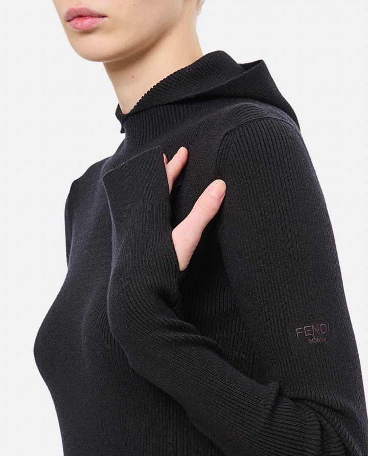 Fendi MINIABITO IN LANA E SETA COSTINE Super sconto