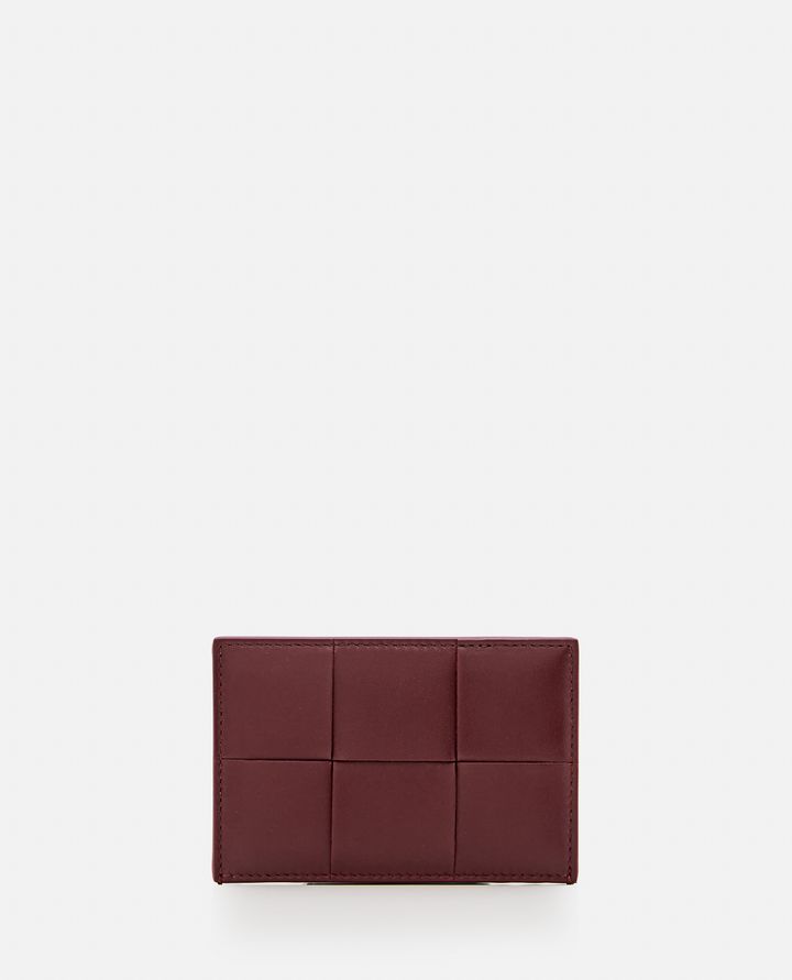 Bottega Veneta BICOLOR CASSETTE PORTACARTE IN PELLE In vendita