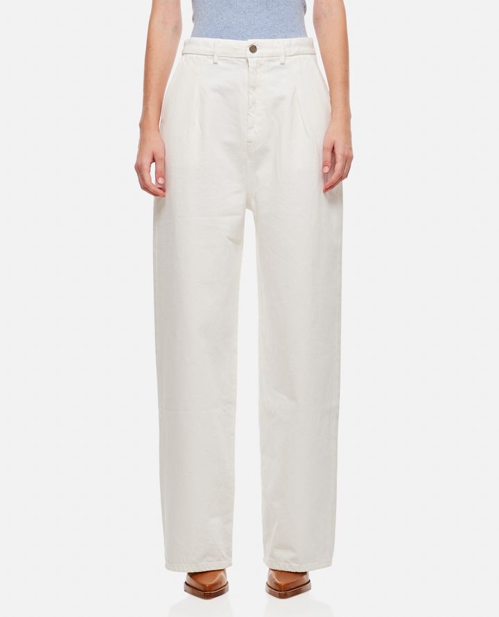 Loulou Studio PANTALONI IN DENIM A GAMBA LARGA Offerta
