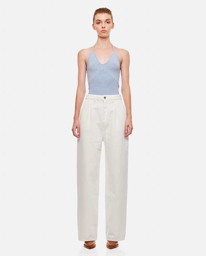 Loulou Studio PANTALONI IN DENIM A GAMBA LARGA Offerta