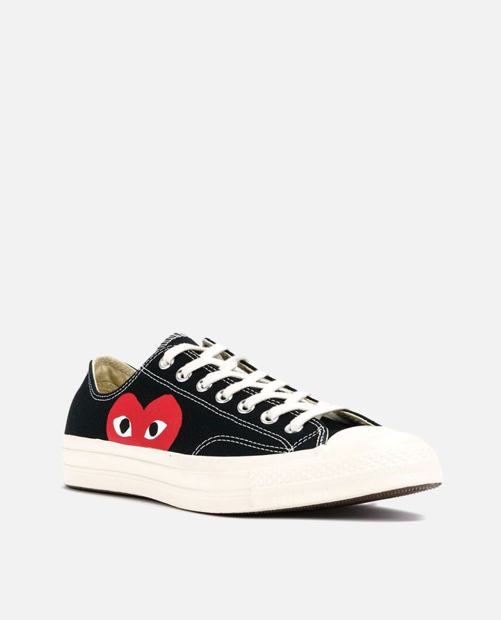 Comme Des Garçons Play COMME DES GARÇONS X CONVERSE LOW-TOP SNEAKERS Economico