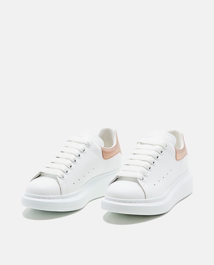 Alexander McQueen SNEAKERS LARRY IN PELLE GRANATA 45MM Saldi