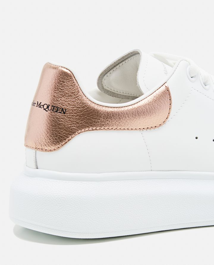Alexander McQueen SNEAKERS LARRY IN PELLE GRANATA 45MM Saldi