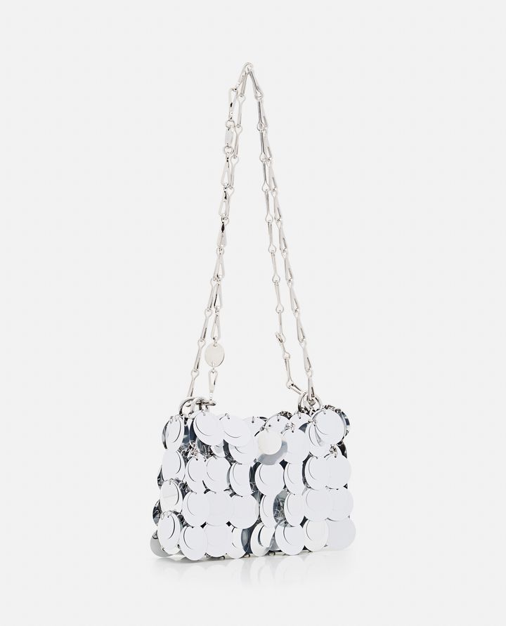 Rabanne BORSA A SPALLA NANO SPARKLE Spedizione gratuita