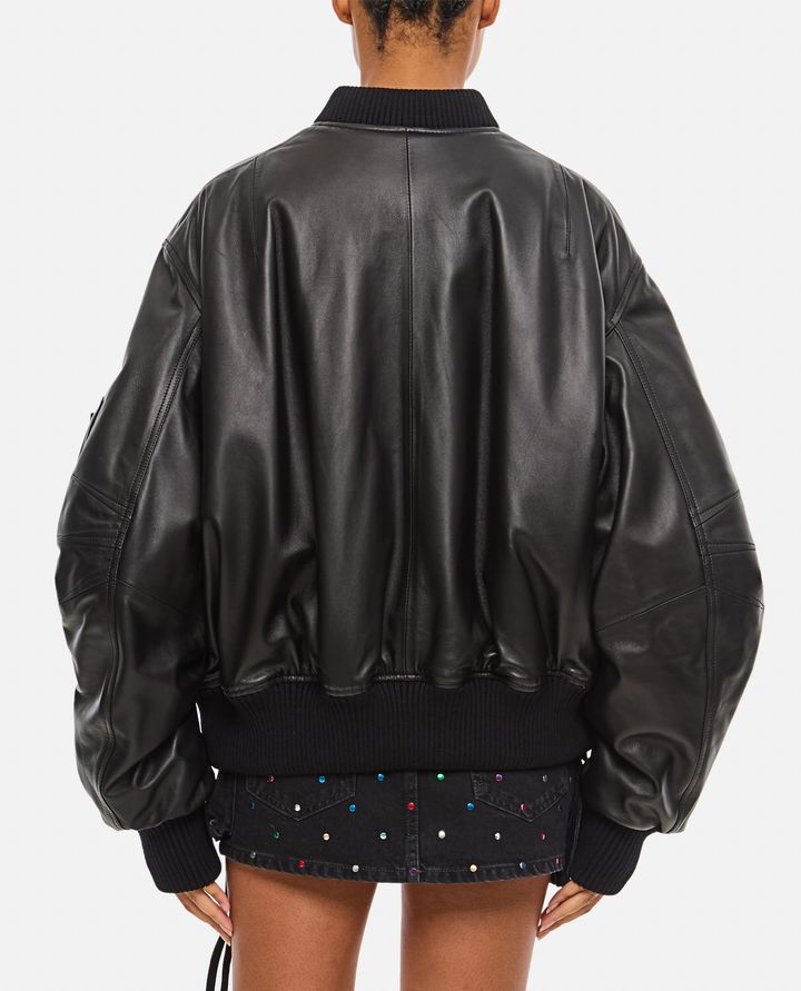 The Attico ANJA BOMBER IN PELLE Offerta per la Festa della Mamma
