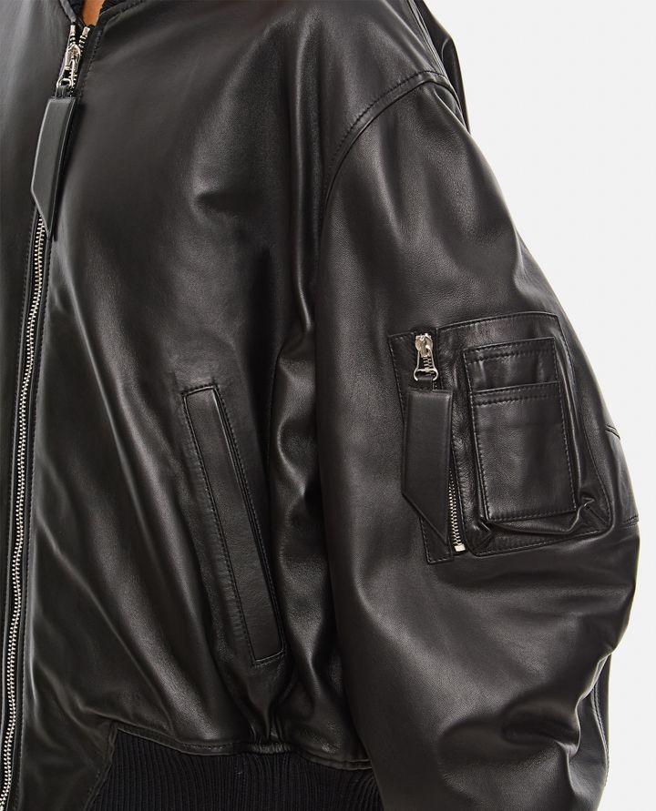 The Attico ANJA BOMBER IN PELLE Offerta per la Festa della Mamma