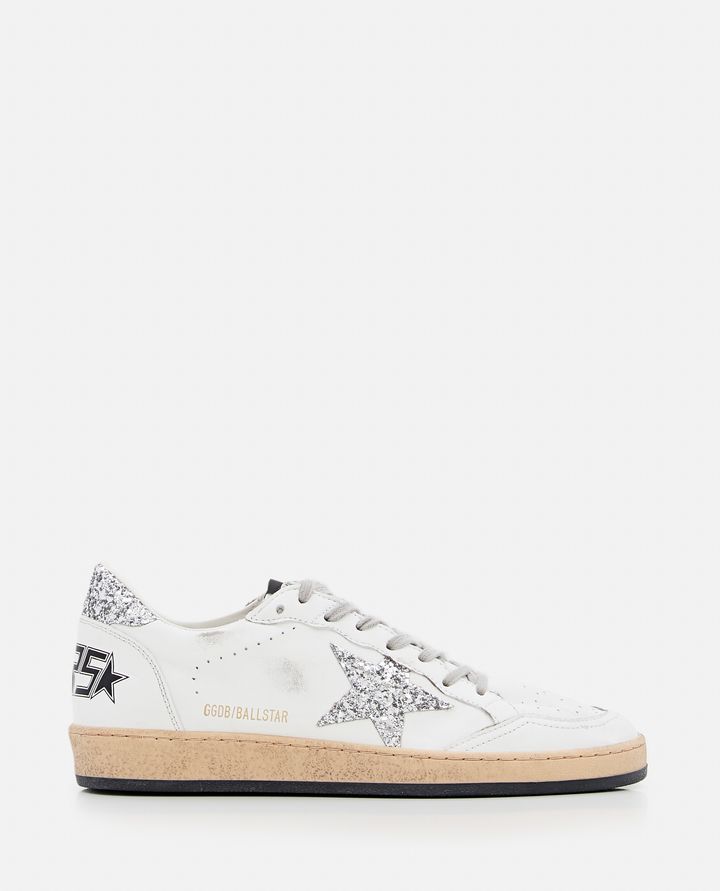 Golden Goose BALLSTAR SNEAKERS PELLE E GLITTER Offerta Giorno del Papà