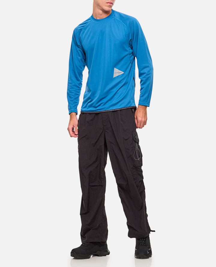And Wander MAGLIETTA MANICHE LUNGHE DRY JERSEY RAGLAN Grandi sconti