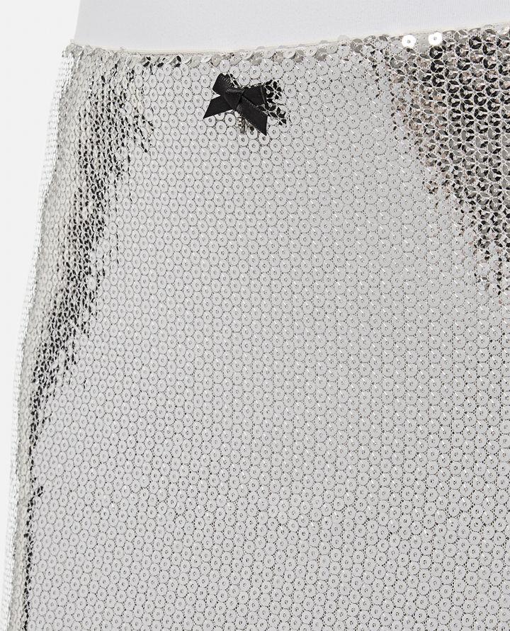 Rotate Birger Christensen MINI GONNA CON PAILLETTES Ritorno libero