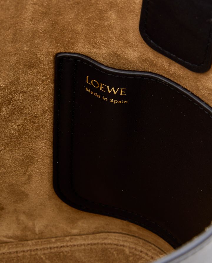 Loewe MINI PEBBLE BUCKET BORSA IN PELLE Black Friday Prezzi