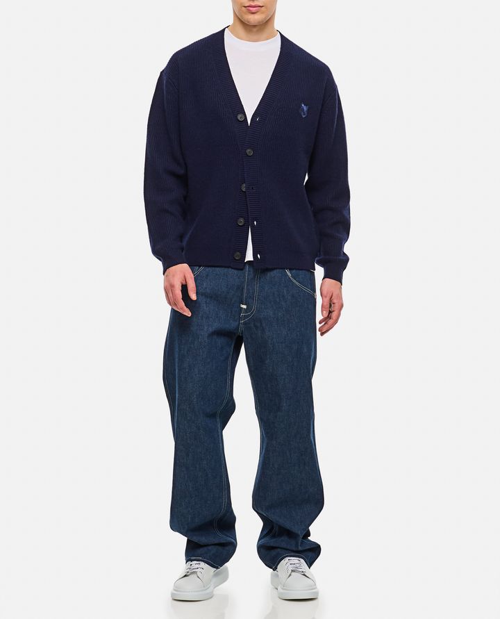 Maison Kitsuné CARDIGAN CON PATCH VOLPE Presa