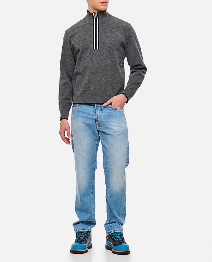 Thom Browne MAGLIONE MEZZA ZIP Saldi