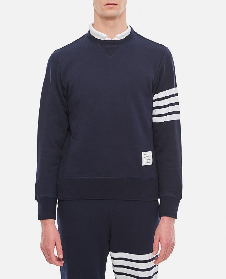 Thom Browne FELPA CLASSIC LOOPBACK 4 BAR Offerta temporanea