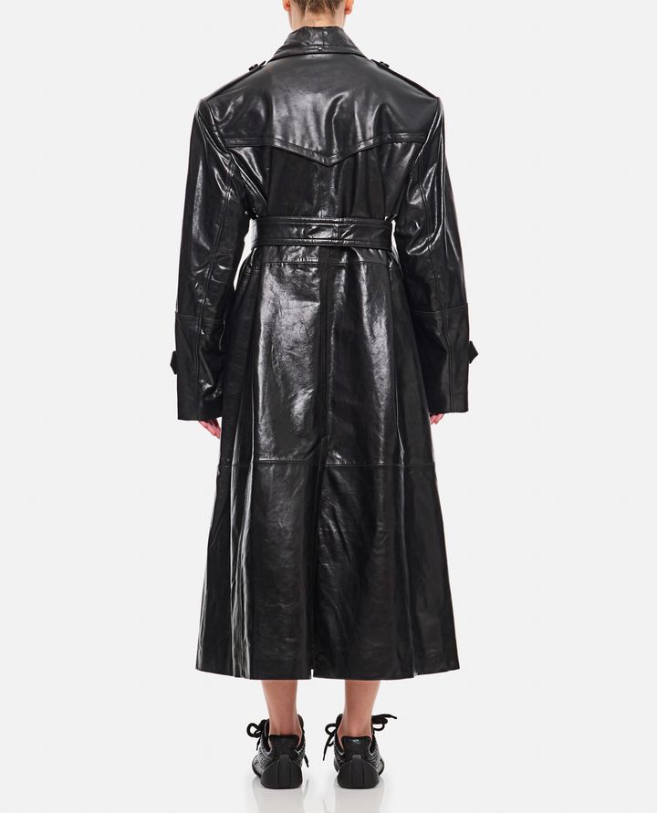 Sportmax ALFEO TRENCH IN PELLE Fino al 55% di sconto