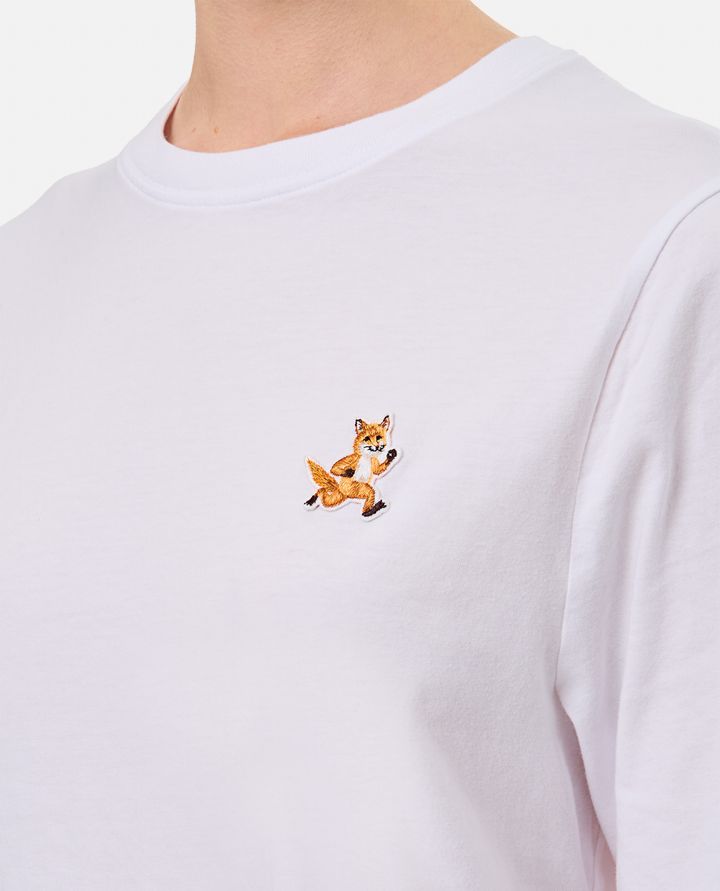 Maison Kitsuné T-SHIRT CON PATCH VOLPE Discount Store per i nuovi prodotti