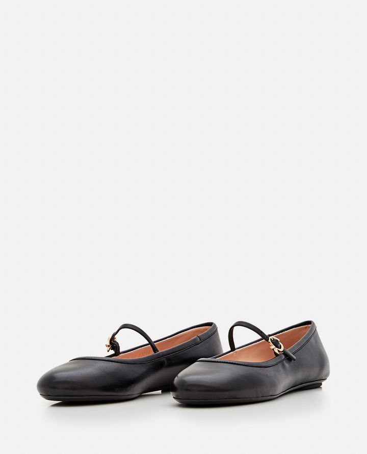 Gianvito Rossi LEATHER BALLET FLAT 2025