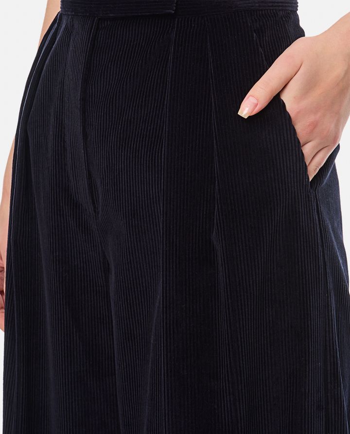Max Mara GILLY PANTALONI AMPI IN VELLUTO Economico