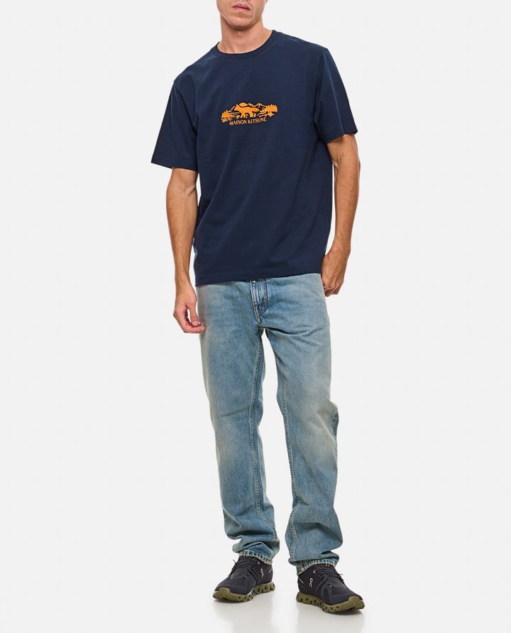 Maison Kitsuné T-SHIRT CON STAMPA Nuova