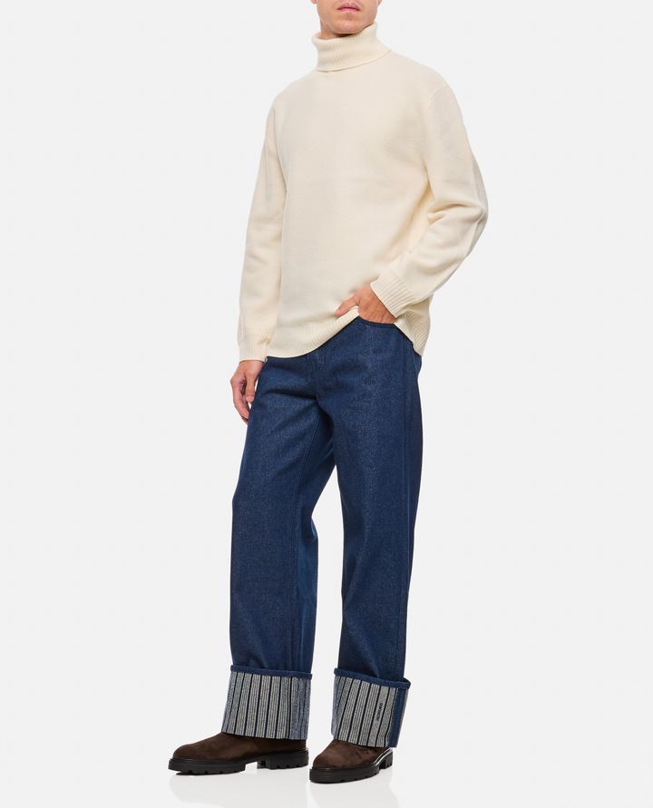 Jacquemus LARGE DENIM PANTALONI Liquidazione
