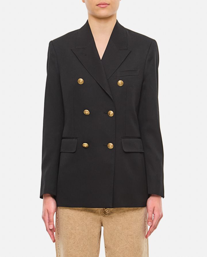 Golden Goose BLAZER DOPPIOPETTO CON BOTTONI ORO In vendita