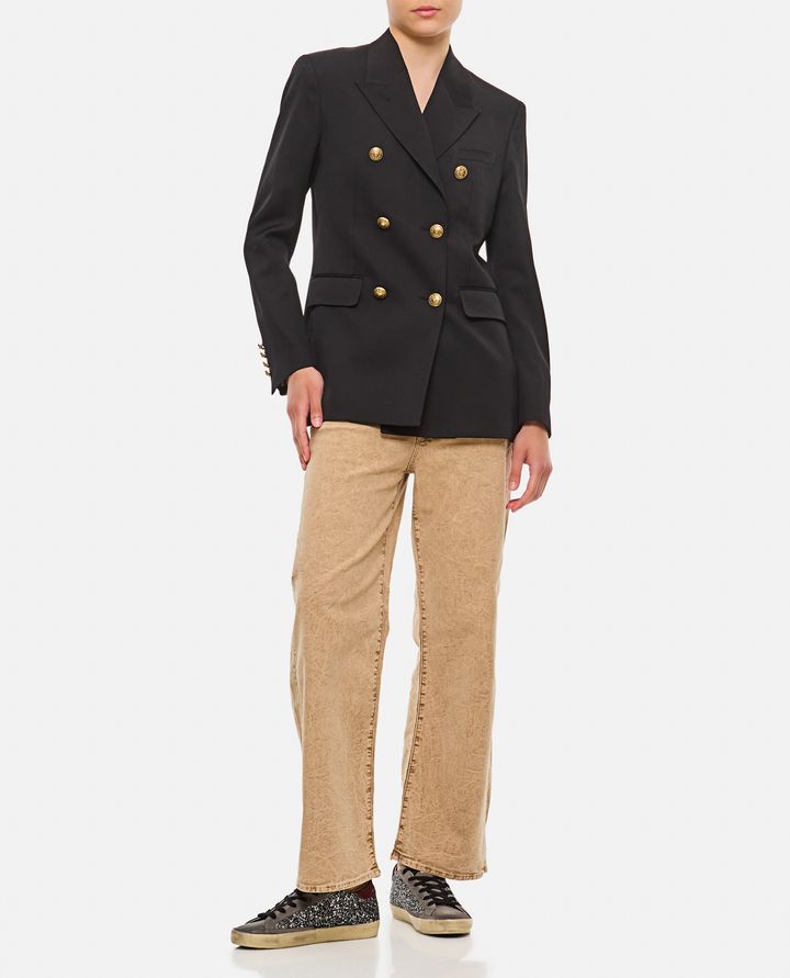 Golden Goose BLAZER DOPPIOPETTO CON BOTTONI ORO In vendita