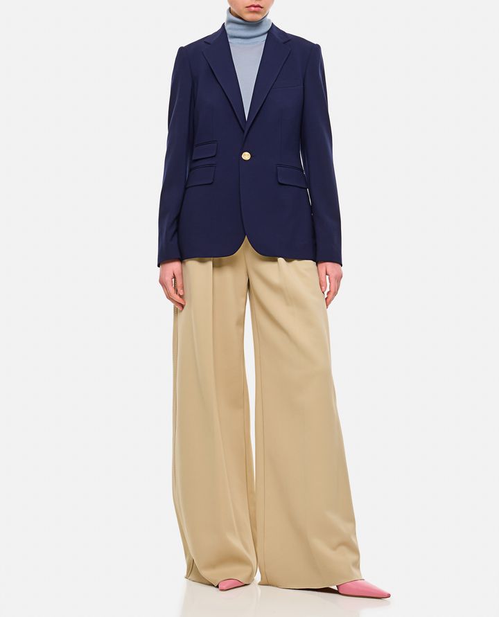 Ralph Lauren Collection GIACCA MONOPETTO IN GABARDINA DI LANA CAMDEN Sconti questo mese